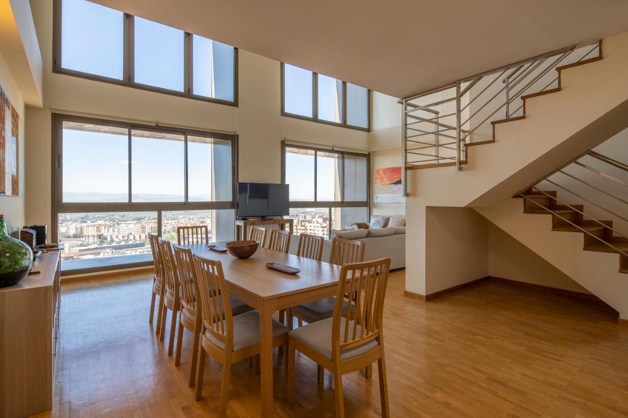 Atico Top Granada, Penthouse, 18-19Th Floor, City Centre, Views, Terrace, Free Parking Ngoại thất bức ảnh