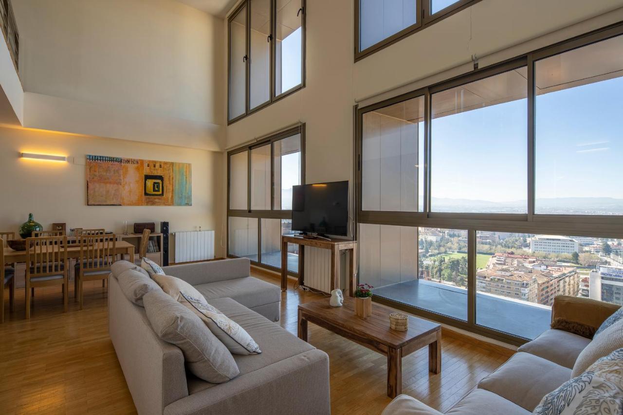 Atico Top Granada, Penthouse, 18-19Th Floor, City Centre, Views, Terrace, Free Parking Ngoại thất bức ảnh