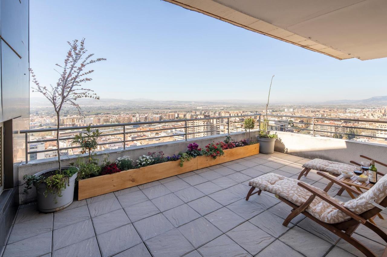 Atico Top Granada, Penthouse, 18-19Th Floor, City Centre, Views, Terrace, Free Parking Ngoại thất bức ảnh
