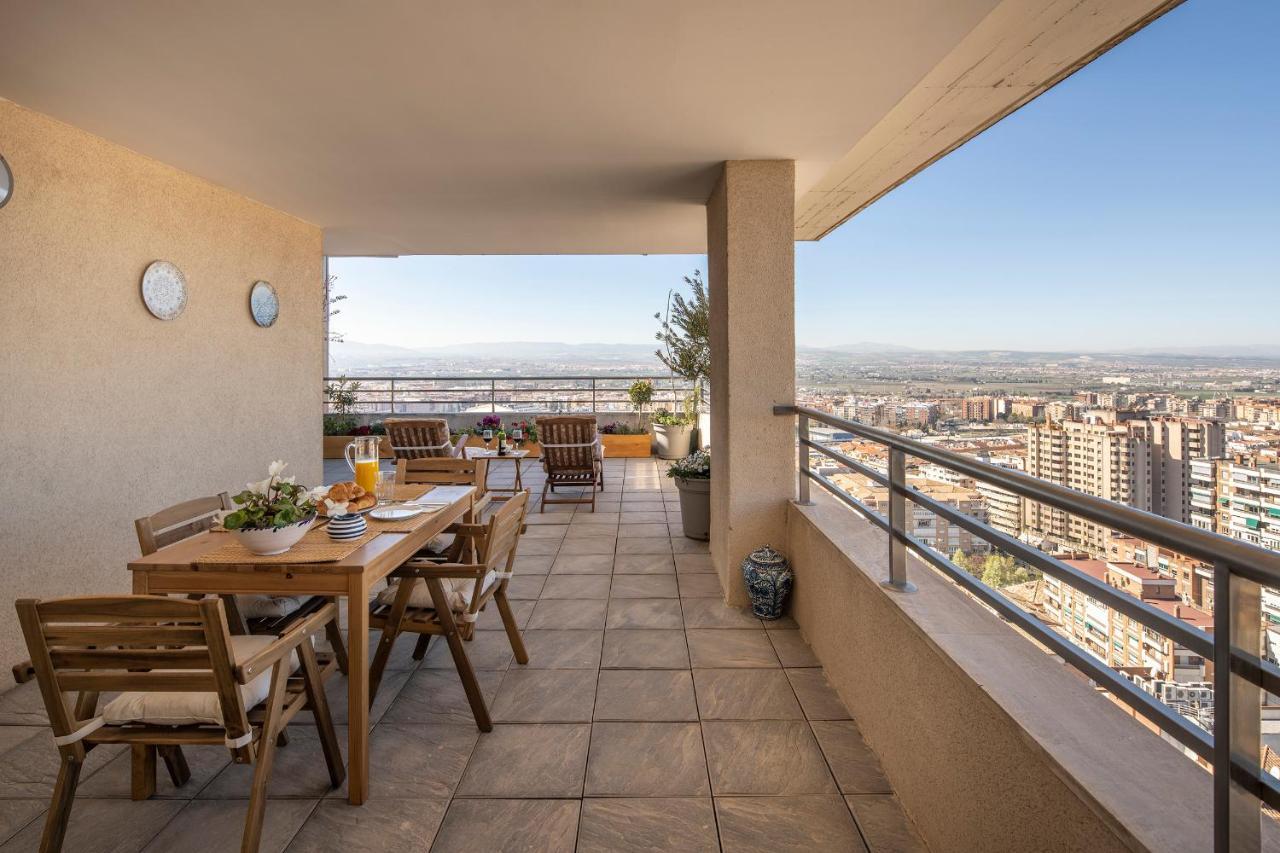Atico Top Granada, Penthouse, 18-19Th Floor, City Centre, Views, Terrace, Free Parking Ngoại thất bức ảnh